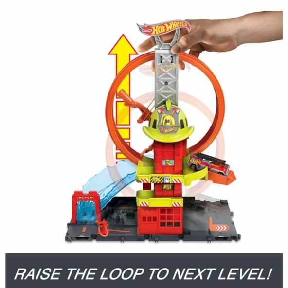 Nessiworld HKX41 Hot Wheels Çember Pistli İftaiye İstasyonu - Resim 5