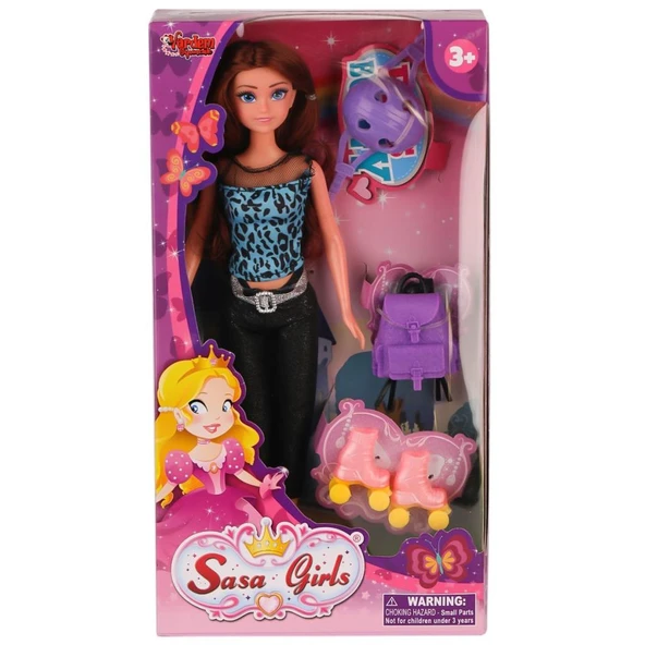 Nessiworld WG-115070 Aksesuarlı Patenci Bebek 29 cm - Vardem Oyuncak