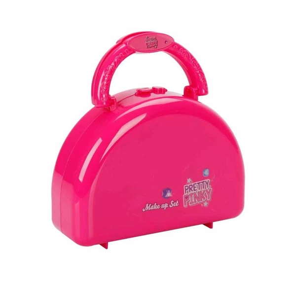 Nessiworld 4278 Pretty Pinky 3 Katlı Pembe Çantalı Makyaj Seti -Sunman - Resim 5