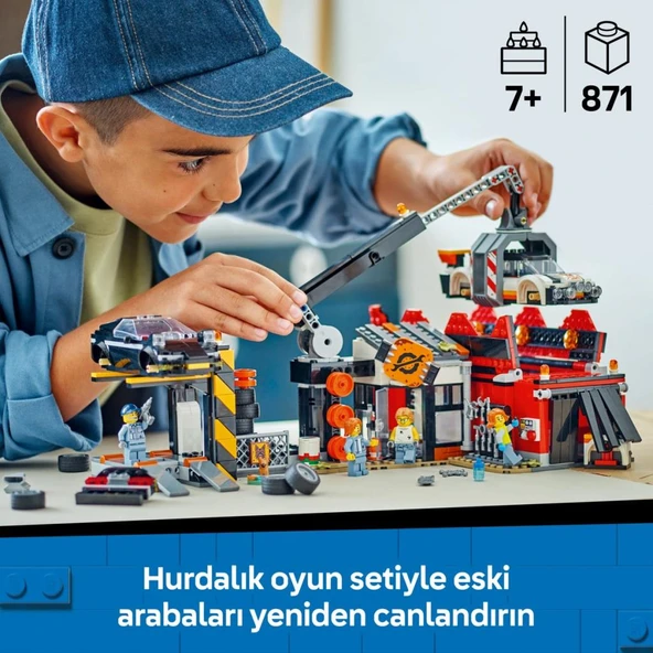 LEGO 60472 City Hurdalık ve Arabalar - Resim 5