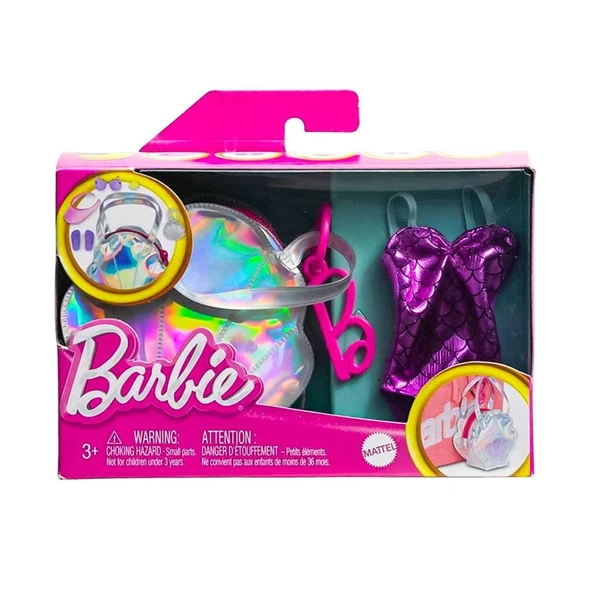 Nessiworld HJT42 Barbie'nin Mini Çanta Aksesuarları - Resim 2