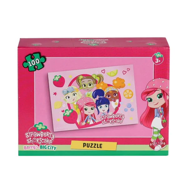 Nessiworld CK7909 Çilek Kız 100 Parça Puzzle - Laço Kids - Utku Oyuncak - Resim 3