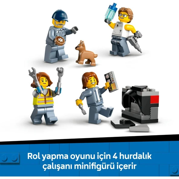 LEGO 60472 City Hurdalık ve Arabalar - Resim 9