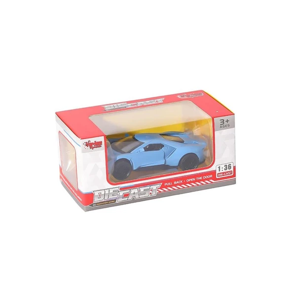 Nessiworld SR-2210-11-12-13 Çek Bırak Spor Araba 1:36 -Vardem - Resim 3