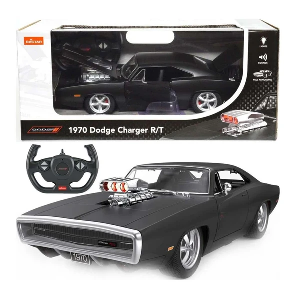 Nessiworld 99010 1970 Dodge Charger R/T Sesli ve Işıklı Uzaktan Kumandalı Araba -Sunman ürün görseli