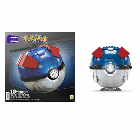 Nessiworld HMW04 MEGA Pokémon™ Jumbo Pokeball 299 parça +10 yaş - Resim 4