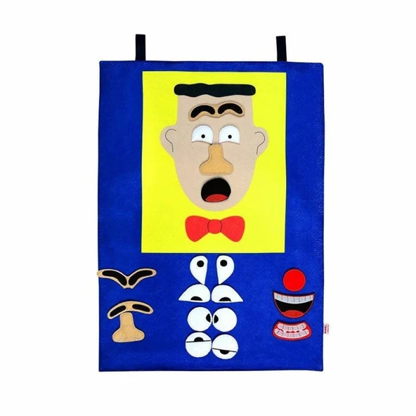 Nessiworld AND-5123 Cırtlı Pano Yüz İfadeleri Erkek - Resim 2