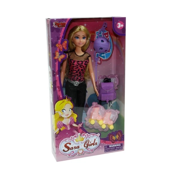 Nessiworld WG-115070  Aksesuarlı Patenci Bebek 29 cm - Vardem Oyuncak - 2