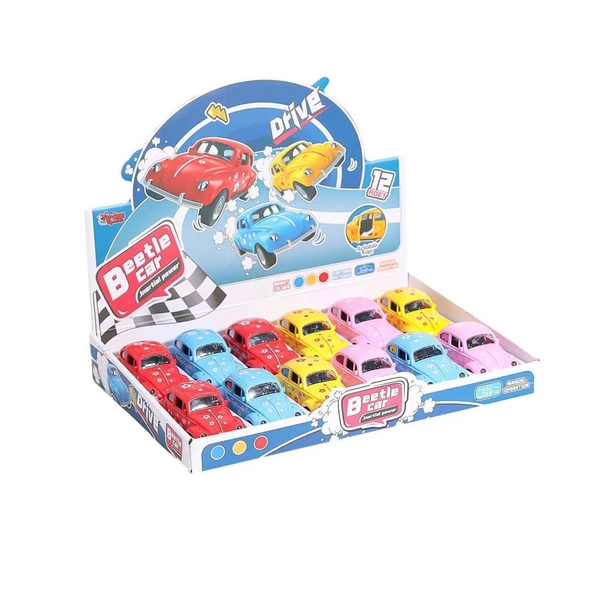 Nessiworld JW567-060 Sürtmeli Desenli  Kaplumbağa Araç -Vardem - Resim 4