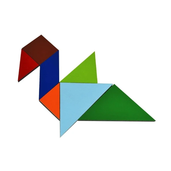 Nessiworld RD5144 Redka Renkli Tangram - Resim 4