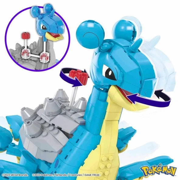 Nessiworld HKT26 MEGA Pokémon™ Lapras 527 parça +8 yaş - Resim 4
