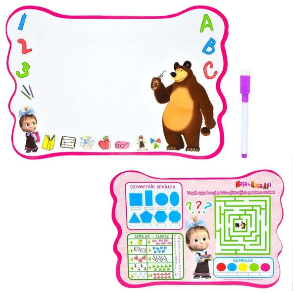 Nessiworld  Maşa ile Koca Ayı Yazı Tahtası ürün görseli