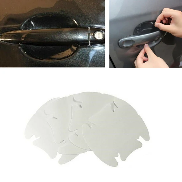 Araç Araba Oto Kapı Kolu Koruma Filmi Orjinal 3M 4 Kapı İçin