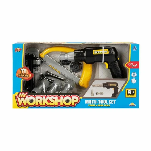 Nessiworld  4622 Zapp Toys My Workshop Elektronik Tornavida Tamir Seti 11 Parça ürün görseli