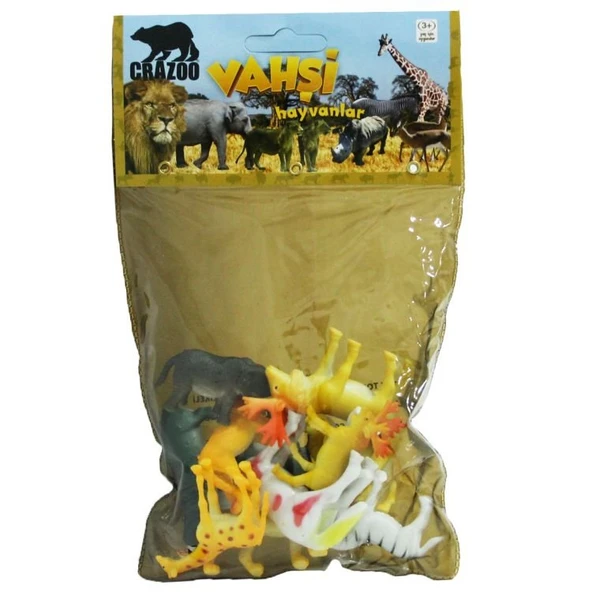 Nessiworld  Vahşi Hayvanlar Poşetli - 5