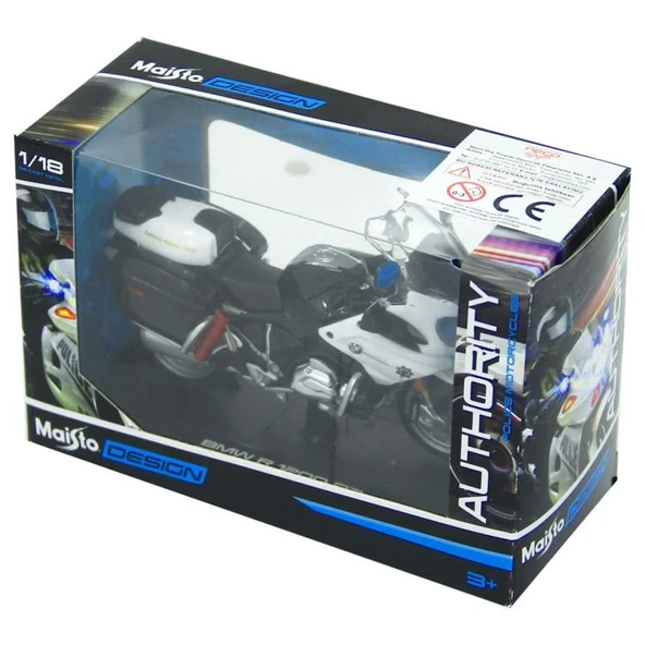 Nessiworld  Maisto 1:18 Polis Motorsikleti - Resim 5