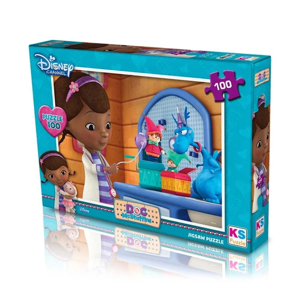 Nessiworld  KS Doc McStuffins 100 Parça Puzzle - Resim 2