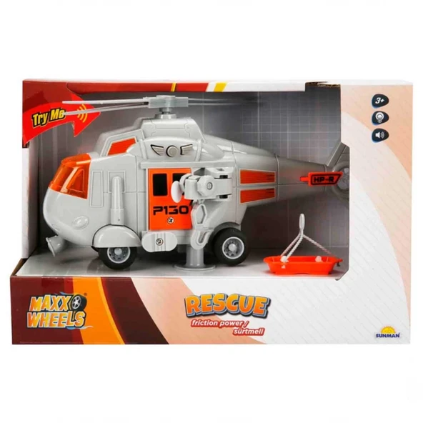 Nessiworld  Maxx Wheels 1:20 Sesli ve Işıklı Helikopter - 1