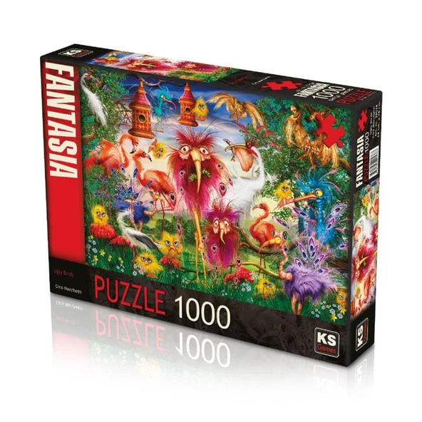 Nessiworld  KS Ugly Birds 1000 Parça Puzzle - Resim 2