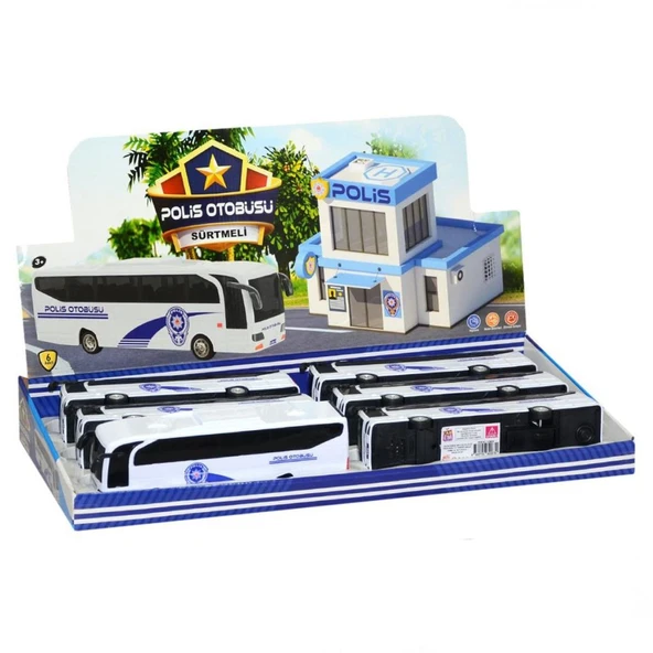 Nessiworld  Display Sürtmeli Polis Otobüsü - Resim 2