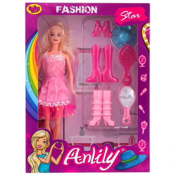 Nessiworld  Anlily Fashion Star Kutulu Aksesuarlı Bebek - 2