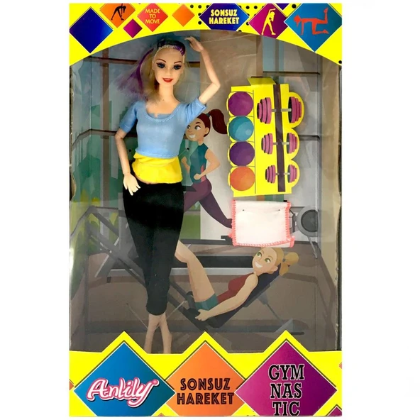 Nessiworld  Anlily Sonsuz Hareket Jimnastikçi Bebek - Resim 3