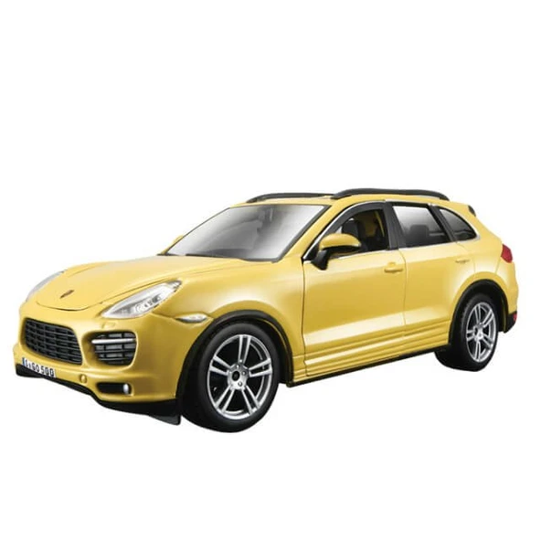 Nessiworld  Bburago 1:24 Porsche Cayenne Turbo Plus Sarı Model Araba ürün görseli