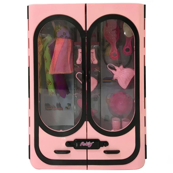 Nessiworld  Şık Dolabım Aksesuarlı Bebek - Resim 4