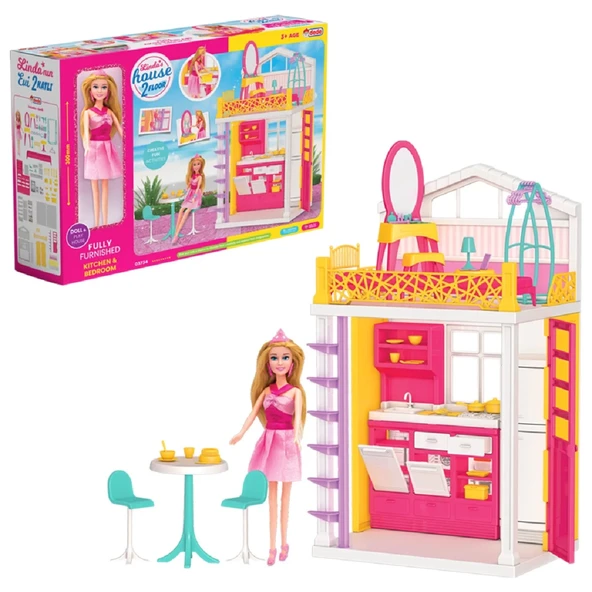 Nessiworld  Linda'nın 2 Katlı Ev Seti ürün görseli 1