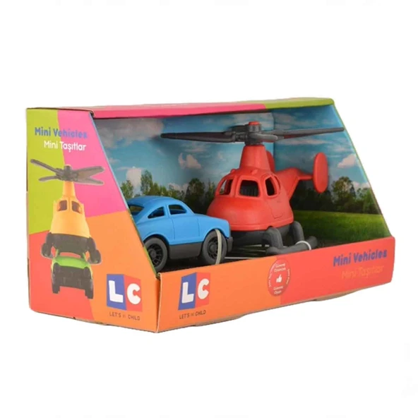 Nessiworld  LC Minik Taşıtlar Helikopter ve Minik Araba - 3