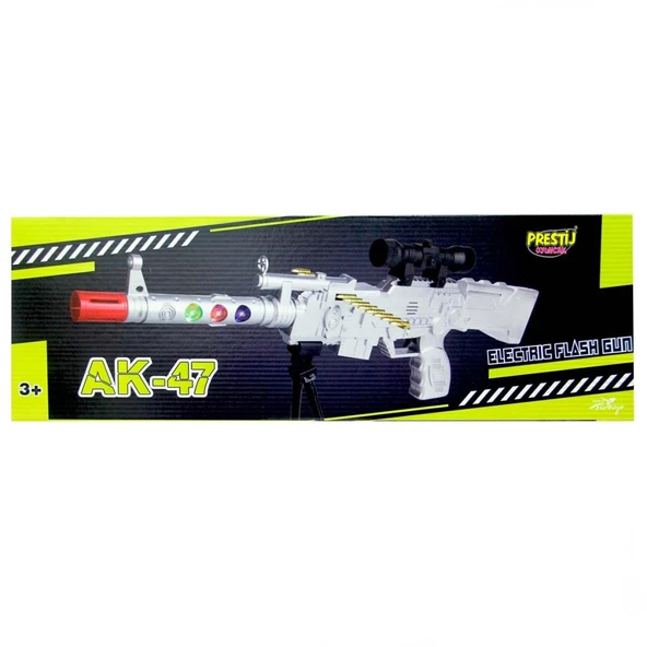 Nessiworld  AK-47 Electric Flash Gun  Işıklı Sesli Tüfek - Resim 2
