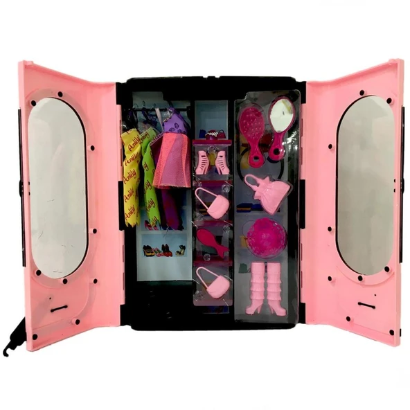 Nessiworld  Şık Dolabım Aksesuarlı Bebek - Resim 2