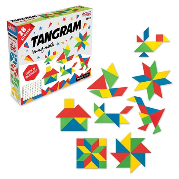 Nessiworld  Kutulu Tangram 28 Parça - Resim 2