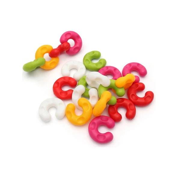 Nessiworld  Renkli Halkalar 24 Parça - Resim 5