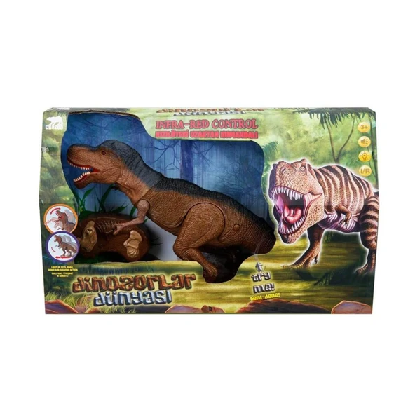 Nessiworld  Infrared Kumandalı Sesli ve Işıklı Hareketli Dinozor - Resim 2