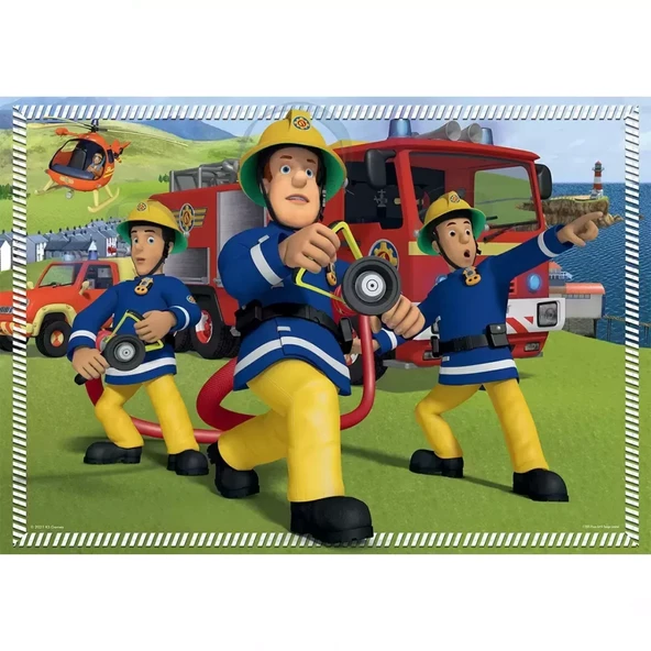 Nessiworld  KS Fireman Sam 100 Parça Puzzle - Resim 2