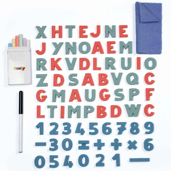 Nessiworld  Smoby Metal Ayaklı Çift Taraflı Manyetik Yazı Tahtası 7600410207 - Resim 4