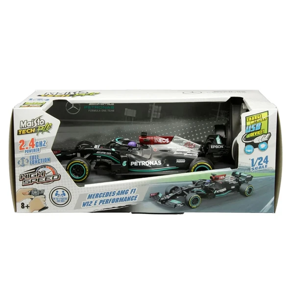 Nessiworld  Maisto 1:24 Kumandalı Mercedes-AMG Petronas F1 W12 E Performance - Resim 3