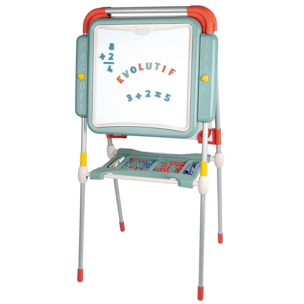 Nessiworld  Smoby Metal Ayaklı Çift Taraflı Manyetik Yazı Tahtası 7600410207 ürün görseli 1