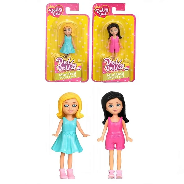 Nessiworld Dolly Doll Mini Bebek - Resim 3