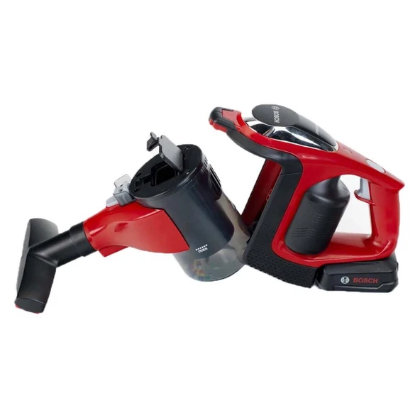 Nessiworld  Bosch Oyuncak Sesli Işıklı Kırmızı Elektrik Süpürgesi - Resim 3