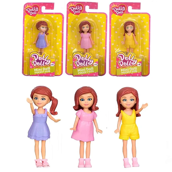 Nessiworld Dolly Doll Mini Bebek - Resim 2