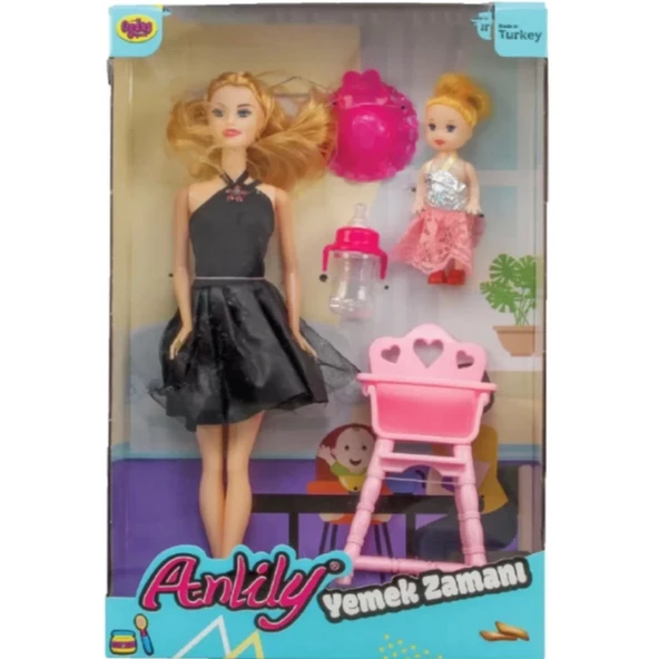 Nessiworld  Anlily Yemek Zamanı 2'li Bebek Seti 02432 - 1