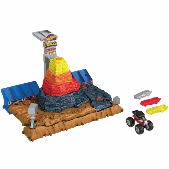 Nessiworld  Hot Wheels Monster Trucks Muhteşem Çarpışma Arenası Oyun Seti HNB96 ürün görseli