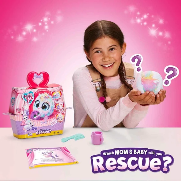 Nessiworld  Scruff A Luvs Anne ve Yavrusu Sürpriz Kutu CRU09000 - Resim 4