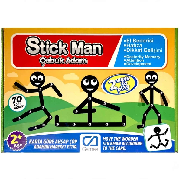 Nessiworld  Stick Man Çubuk Adam Kutu Oyunu ürün görseli 1