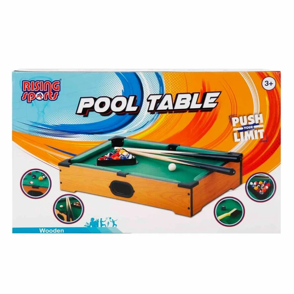 Nessiworld  Rising Sports Ahşap Masaüstü Bilardo - Resim 3