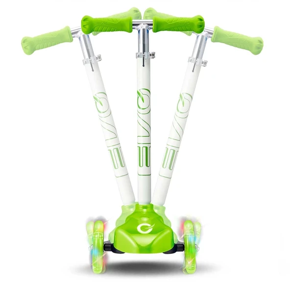 Nessiworld Evo 3 Tekerlekli Move'n Groove Işıklı Yeşil Scooter - Resim 3