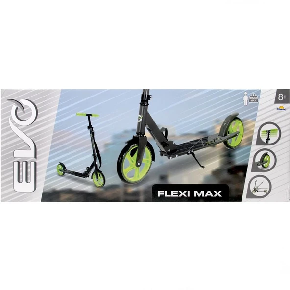 Nessiworld  Evo Flexi Max 2 Tekerlekli Scooter Yeşil - 4