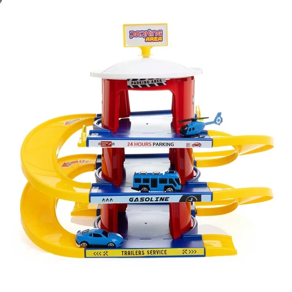 Nessiworld  Toyflyer17ParçaOtoparkGarajSeti ürün görseli